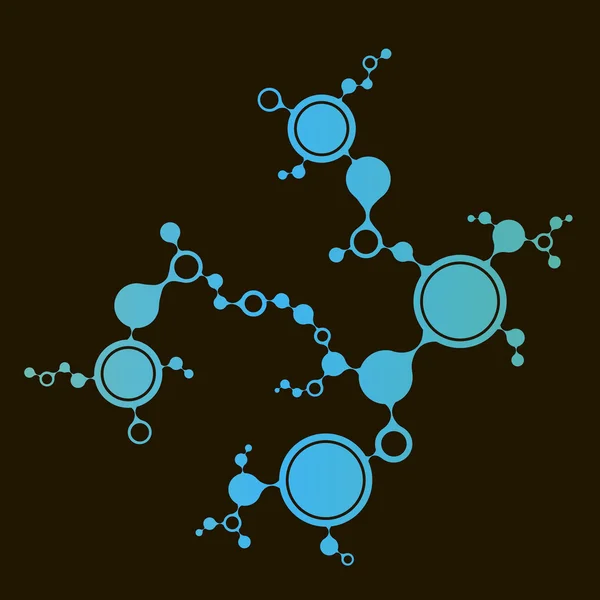 Fondo de estructura de moléculas de ADN. ilustración vectorial eps10 — Archivo Imágenes Vectoriales