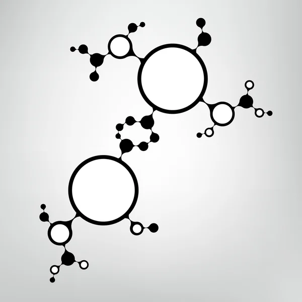 Dna 分子的结构背景。eps10 矢量图 — 图库矢量图片