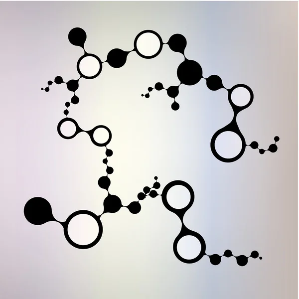 DNA molecuul structuur achtergrond. eps10 vectorillustratie — Stockvector