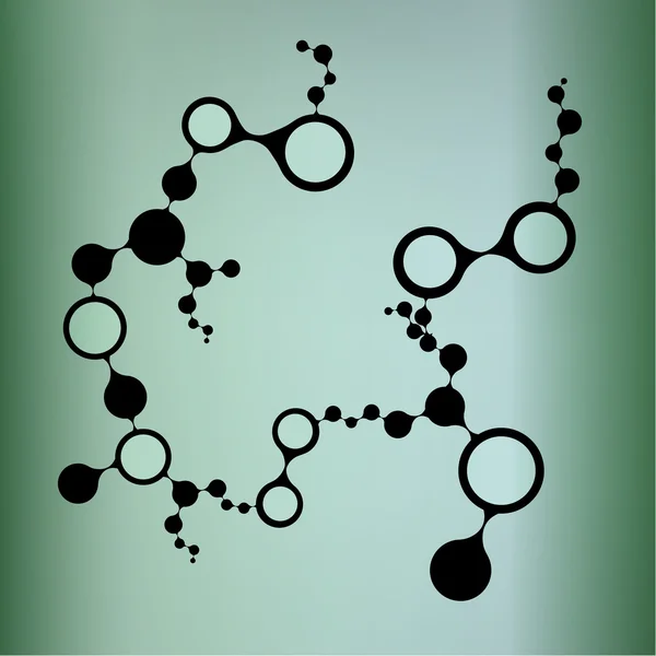 Fondo de estructura de moléculas de ADN. ilustración vectorial eps10 — Archivo Imágenes Vectoriales