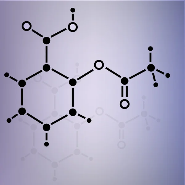 Struttura della molecola di DNA sfondo. eps10 illustrazione vettoriale — Vettoriale Stock