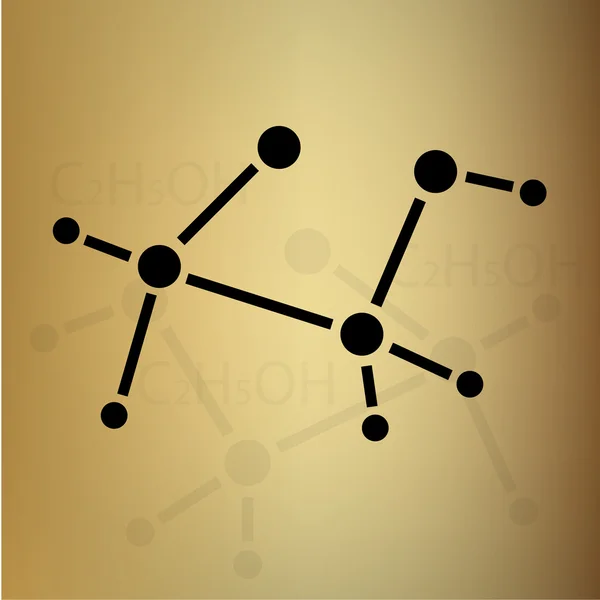 Structure des molécules d'ADN fond. illustration vectorielle eps10 — Image vectorielle