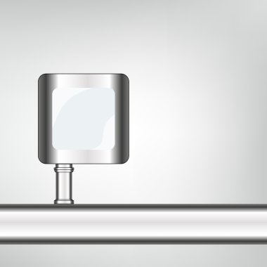 boş kentsel boş billboard illüstrasyon. Yönetim Kurulu eps10 illüstrasyon