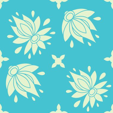 çiçek seamless modeli. doku tüm türü dokular, duvar kağıdı, web sayfası arka planı için kullanılabilir. eps10 formatı vektör çizim