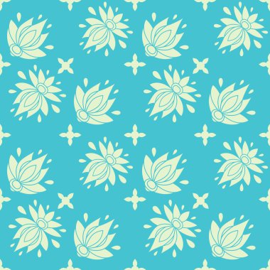 çiçek seamless modeli. doku tüm türü dokular, duvar kağıdı, web sayfası arka planı için kullanılabilir. eps10 formatı vektör çizim