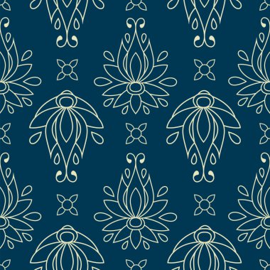 çiçek seamless modeli. doku tüm türü dokular, duvar kağıdı, web sayfası arka planı için kullanılabilir. eps10 formatı vektör çizim