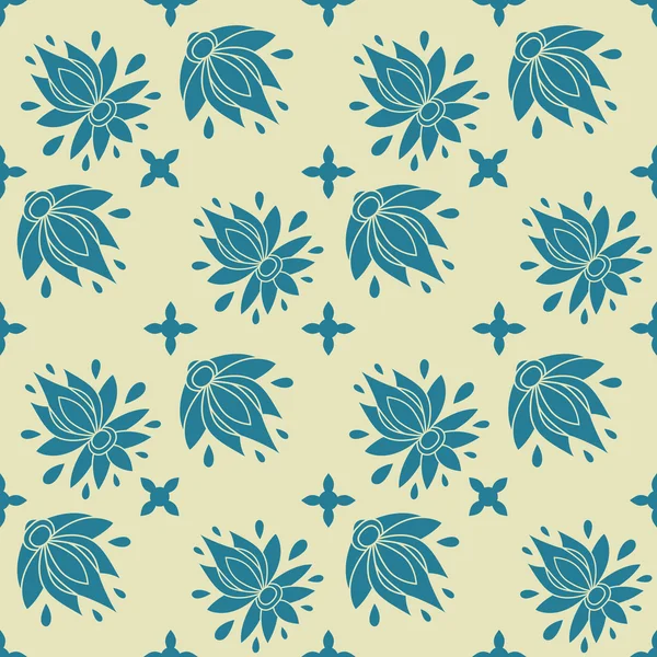 Motif floral sans couture. texture peut être utilisé pour toutes les textures de type, papier peint, fond de page Web. illustration vectorielle au format eps10 — Image vectorielle