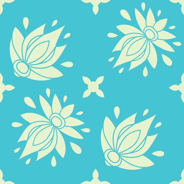 Motif floral sans couture. texture peut être utilisé pour toutes les textures de type, papier peint, fond de page Web. illustration vectorielle au format eps10 — Image vectorielle