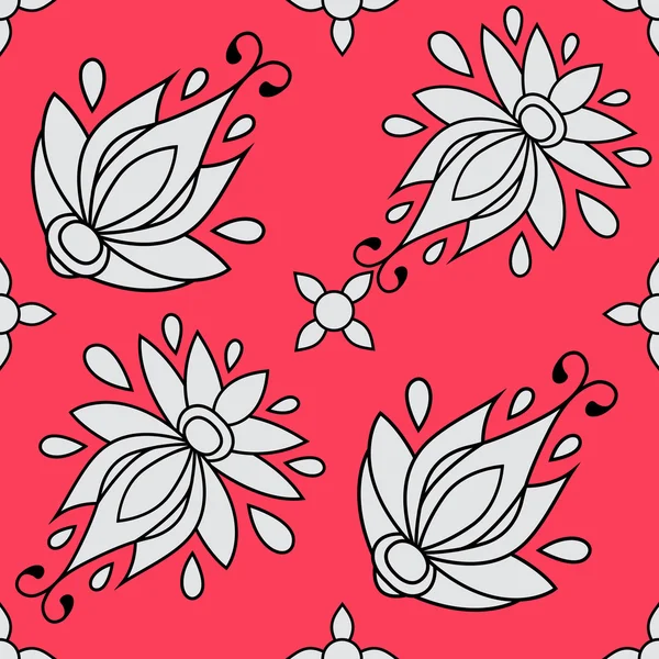 Florales nahtloses Muster. Textur kann für alle Arten von Texturen, Hintergrundbilder, Webseiten-Hintergrund verwendet werden. eps10 Formatvektorillustration — Stockvektor