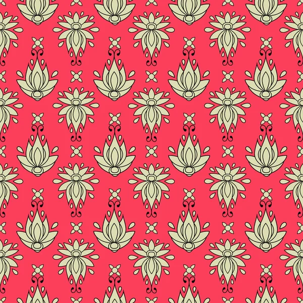 Motif floral sans couture. texture peut être utilisé pour toutes les textures de type, papier peint, fond de page Web. illustration vectorielle au format eps10 — Image vectorielle