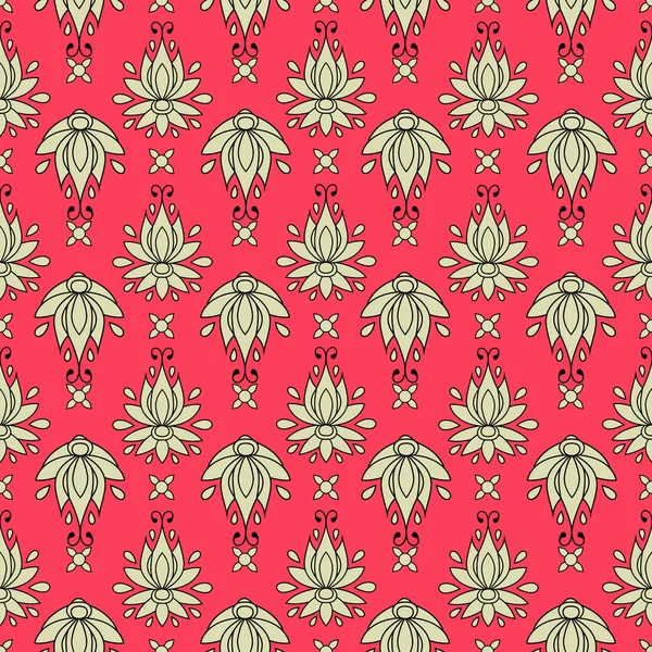 Motif floral sans couture. texture peut être utilisé pour toutes les textures de type, papier peint, fond de page Web. illustration vectorielle au format eps10 — Image vectorielle