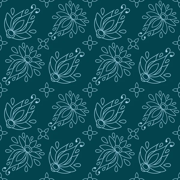 Floral seamless pattern. texture can be used for all type textures, wallpaper, web page background. eps10 format vector illustration — Stock Vector