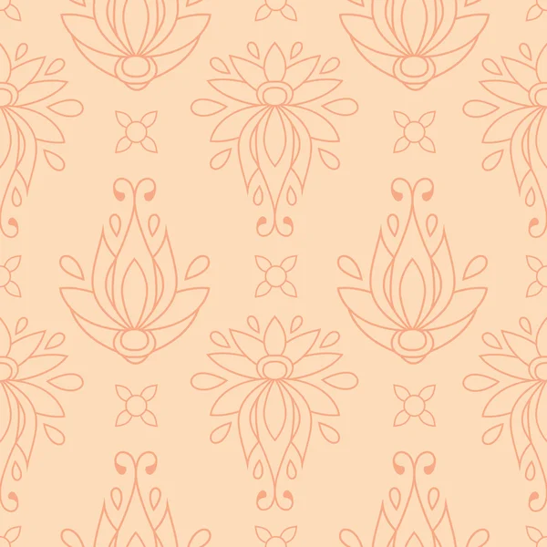 Patrón sin costura floral. textura se puede utilizar para todo tipo de texturas, papel pintado, fondo de página web. ilustración vectorial formato eps10 — Archivo Imágenes Vectoriales