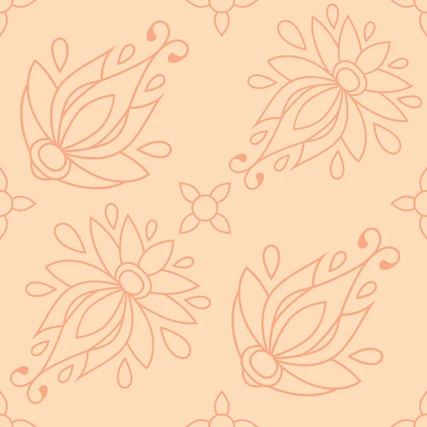 Patrón sin costura floral. textura se puede utilizar para todo tipo de texturas, papel pintado, fondo de página web. ilustración vectorial formato eps10 — Archivo Imágenes Vectoriales