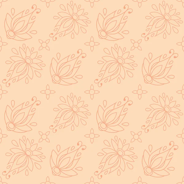 Patrón sin costura floral. textura se puede utilizar para todo tipo de texturas, papel pintado, fondo de página web. ilustración vectorial formato eps10 — Archivo Imágenes Vectoriales