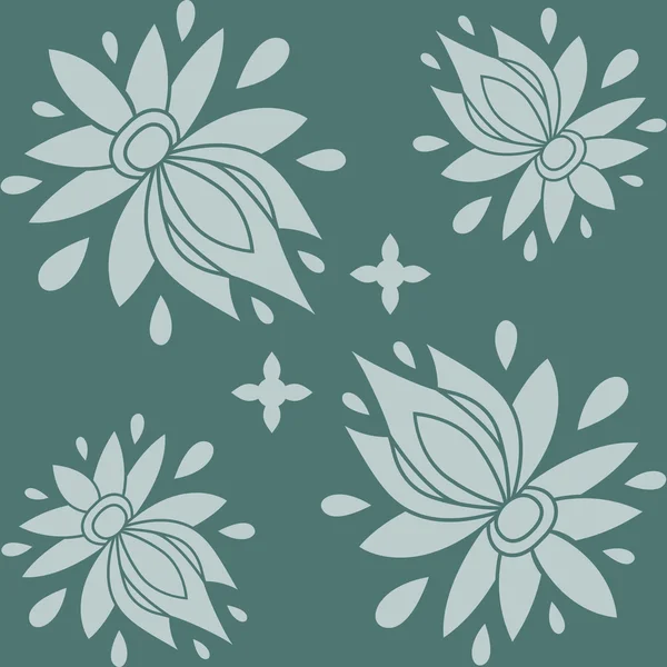 Motif floral sans couture. texture peut être utilisé pour toutes les textures de type, papier peint, fond de page Web. illustration vectorielle au format eps10 — Image vectorielle