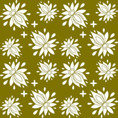 çiçek seamless modeli. doku tüm türü dokular, duvar kağıdı, web sayfası arka planı için kullanılabilir. eps10 formatı vektör çizim