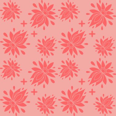 çiçek seamless modeli. doku tüm türü dokular, duvar kağıdı, web sayfası arka planı için kullanılabilir. eps10 formatı vektör çizim