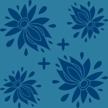 çiçek seamless modeli. doku tüm türü dokular, duvar kağıdı, web sayfası arka planı için kullanılabilir. eps10 formatı vektör çizim