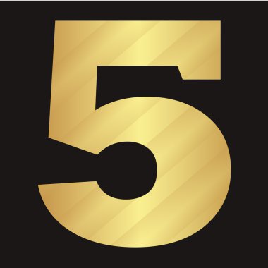 vektör dijital numarası. siyah zemin çizgili resimler