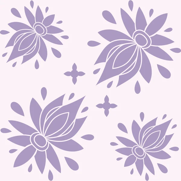 Motif floral sans couture. texture peut être utilisé pour toutes les textures de type, papier peint, fond de page Web. illustration vectorielle au format eps10 — Image vectorielle