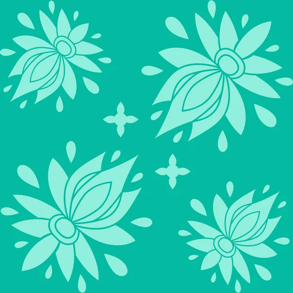 Motif floral sans couture. texture peut être utilisé pour toutes les textures de type, papier peint, fond de page Web. illustration vectorielle au format eps10 — Image vectorielle