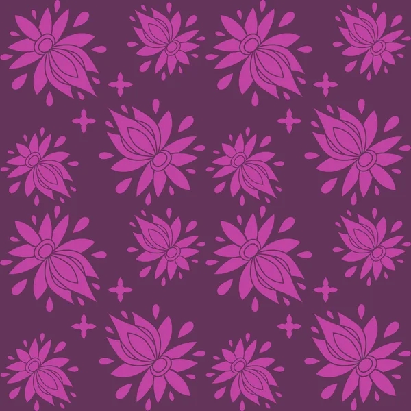 Florales nahtloses Muster. Textur kann für alle Arten von Texturen, Hintergrundbilder, Webseiten-Hintergrund verwendet werden. eps10 Formatvektorillustration — Stockvektor