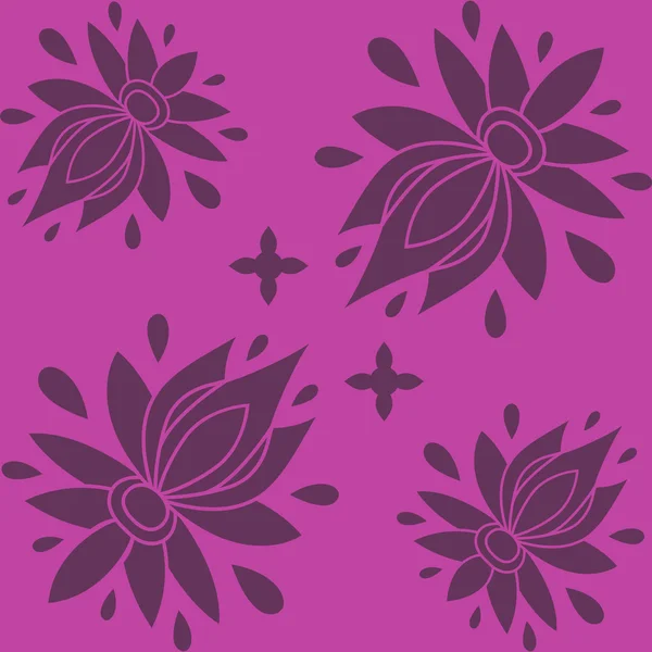 Motif floral sans couture. texture peut être utilisé pour toutes les textures de type, papier peint, fond de page Web. illustration vectorielle au format eps10 — Image vectorielle