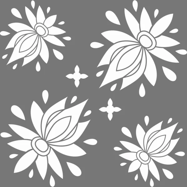 Florales nahtloses Muster. Textur kann für alle Arten von Texturen, Hintergrundbilder, Webseiten-Hintergrund verwendet werden. eps10 Formatvektorillustration — Stockvektor