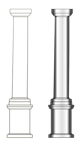 Modelo de columna Grecia — Archivo Imágenes Vectoriales