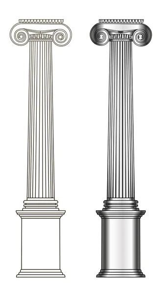 Modelo de columna Grecia — Archivo Imágenes Vectoriales