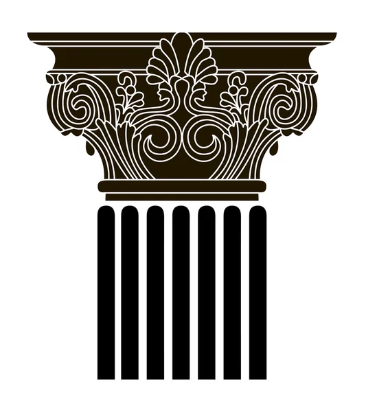 Modelo de columna Grecia — Vector de stock