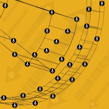 soyut teknoloji, web tasarım için şablon arka plan dizildi. eps10 doku vektör çizim