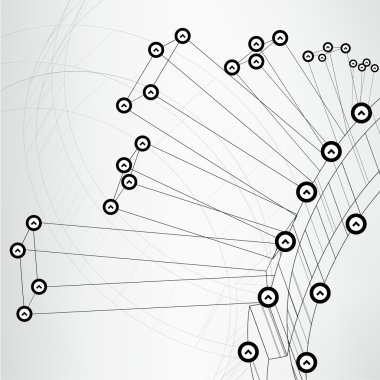 soyut teknoloji, web tasarım için şablon arka plan dizildi. eps10 doku vektör çizim