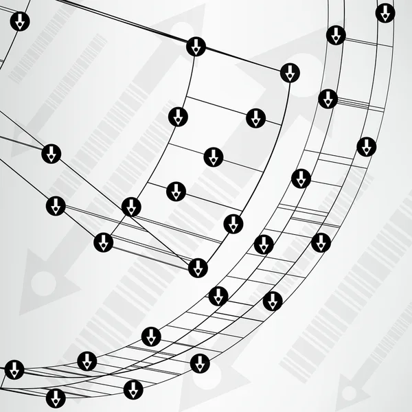 Technologie abstraite tapissé fond de modèle pour la conception web. illustration vectorielle de texture eps10 — Image vectorielle