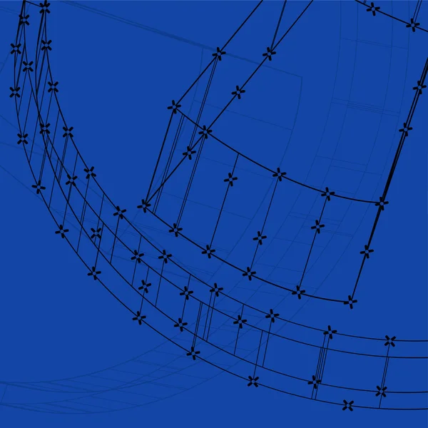 Fondo de plantilla forrado de tecnología abstracta para el diseño web. eps10 textura vector ilustración — Vector de stock