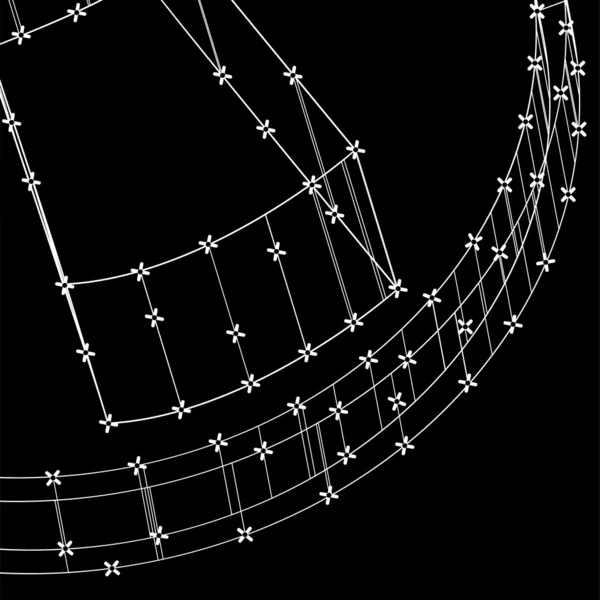 Fondo de plantilla forrado de tecnología abstracta para el diseño web. eps10 textura vector ilustración — Archivo Imágenes Vectoriales