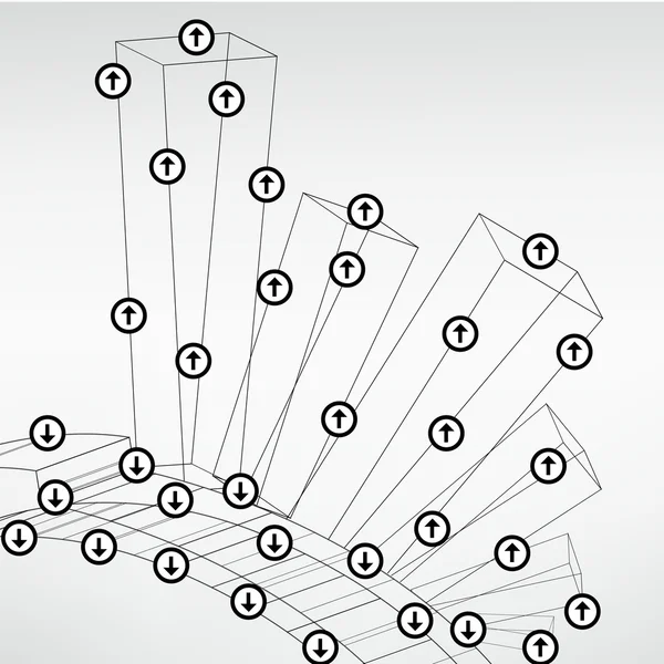 Fondo de plantilla forrado de tecnología abstracta para el diseño web. eps10 textura vector ilustración — Archivo Imágenes Vectoriales