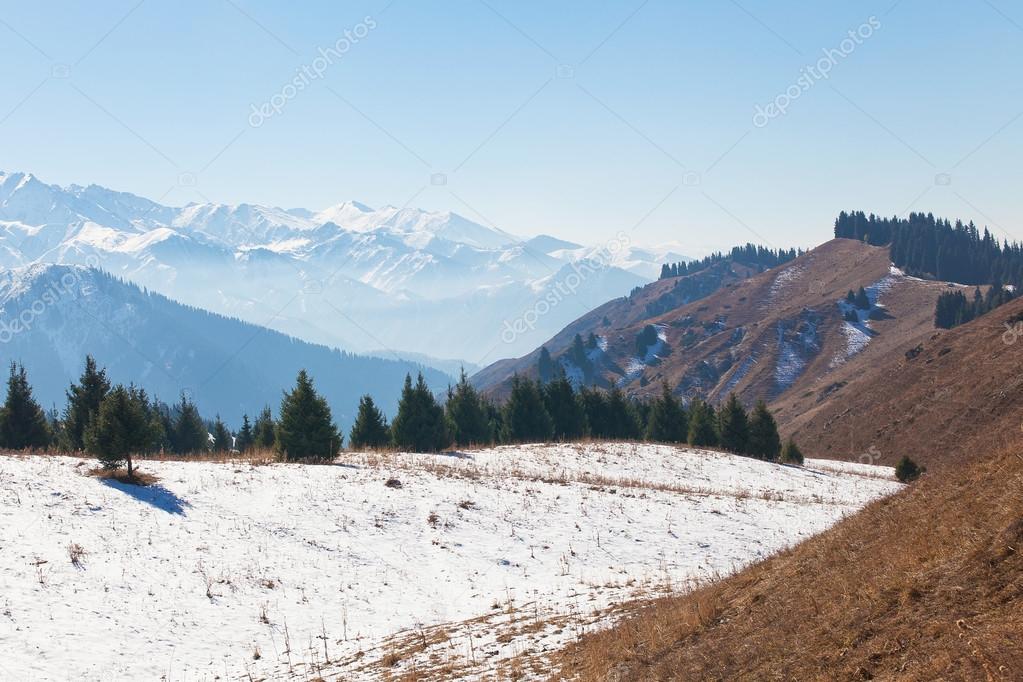 Autumn in Kazakhstan mountains