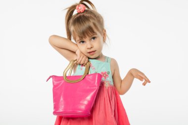 sevimli sarışın kız