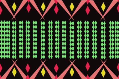 Geometrik şekiller arka planda bir kalıp oluşturur