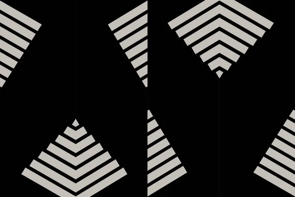 Witte Vierkante Stokken Vormen Een Patroon Zwarte Achtergrond — Stockfoto