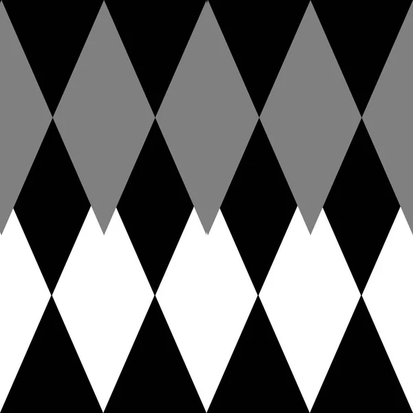 Seamless Diamond Shape Form Pattern Black Background — Stockfoto