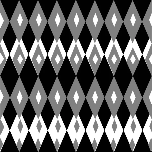Seamless diamond shape form a pattern on black background