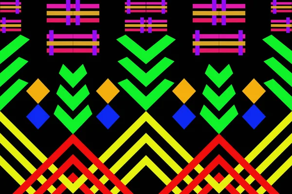 Colorful Geometric Shape Form Pattern Background Fashion Art Design — Stockfoto