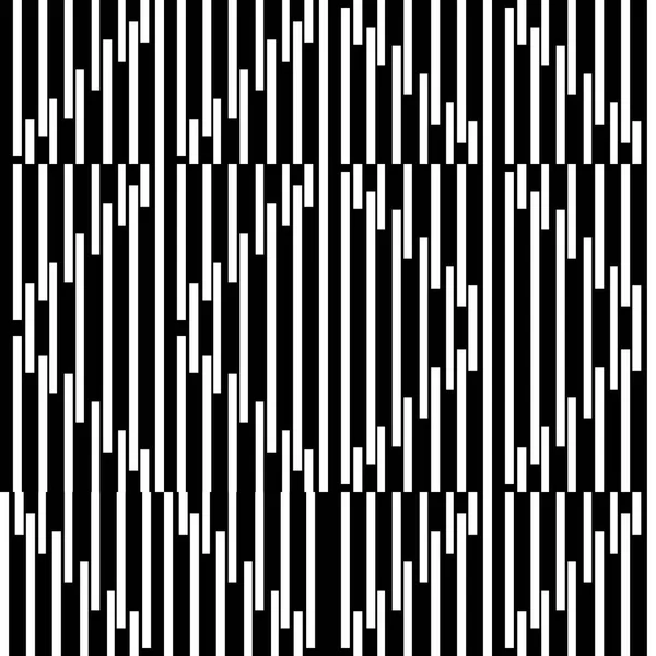 Square Shape Black White Color Form Pattern Striped Fashion Art — ストック写真
