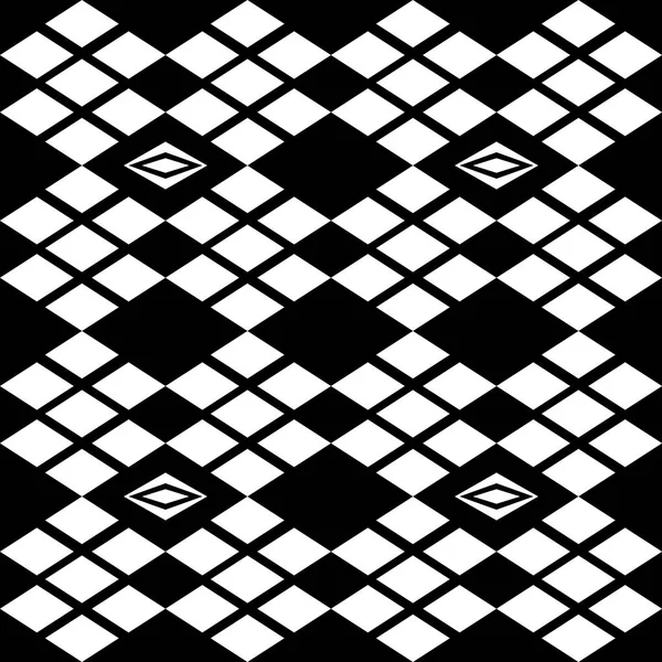 Бриллиантовая Форма Черно Белом Цвете Формирует Узор Классическая Полоска Дизайн — стоковое фото
