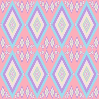 The decoration of Geometric shape form a pattern,beautiful ornament,pastel color,fashion art design
