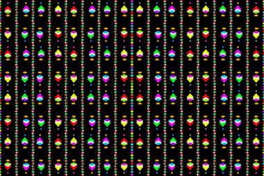 The decoration of geometric shape form a pattern to be beautiful striped,fashion art design.