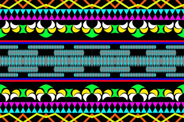 Die Dekoration Von Ethnischen Streifen Aus Geometrischer Form Mode Kunst — Stockfoto